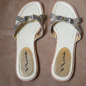 Nina Bejeweled Flip Flips